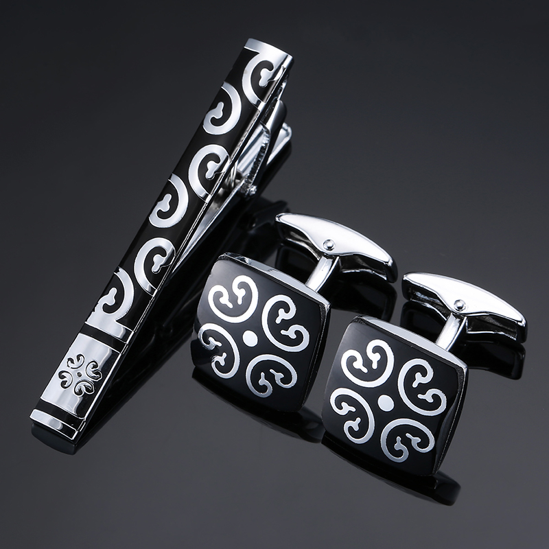 Hochwertige Manschettenknöpfe, – Tie Bar Set Gift Bewertung und Preis